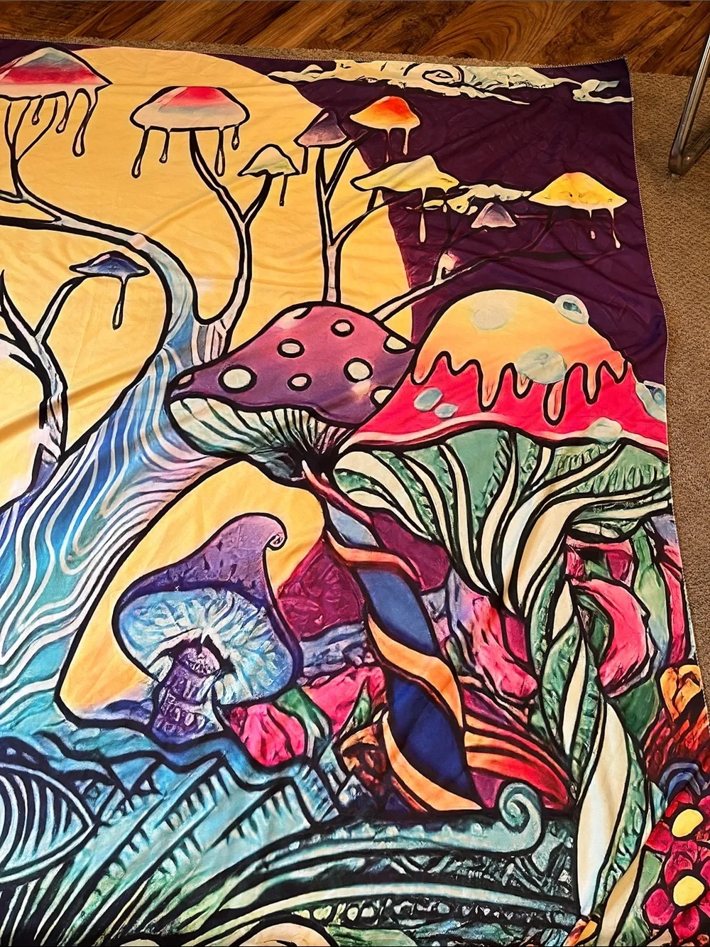 Mushroom Tree Tapestry